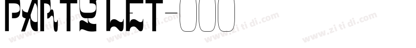 party LET字体转换